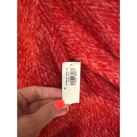 Old Navy Cozy Cardigan Jacket Coat Red Womens Small NWT - Picture 4 of 5